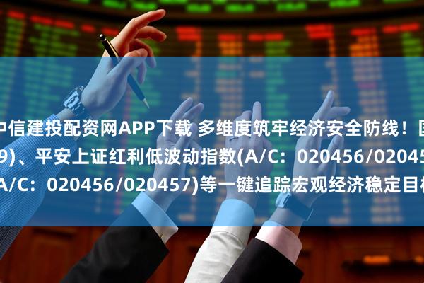 中信建投配资网APP下载 多维度筑牢经济安全防线！国企共赢ETF(159719)、平安上证红利低波动指数(A/C：020456/020457)等一键追踪宏观经济稳定目标