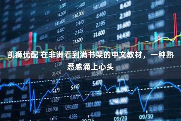 凯狮优配 在非洲看到满书架的中文教材，一种熟悉感涌上心头