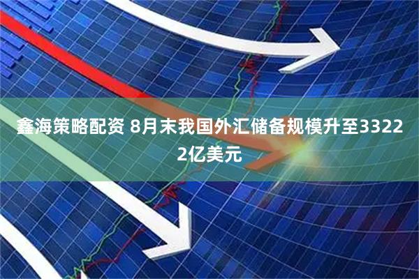 鑫海策略配资 8月末我国外汇储备规模升至33222亿美元